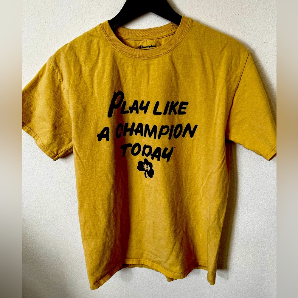 Norte Dame “Play Like A Champion Today” T-shirt